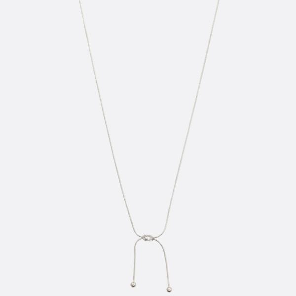 SODAJO KNOT METAL GOLD DIPPED NECKLACE