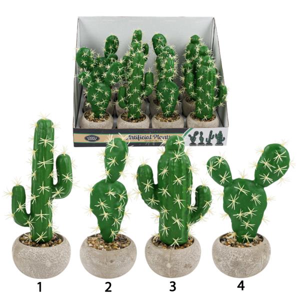 SIMPLY HOME ARTIFICIAL CACTUS POTTED PLANTS