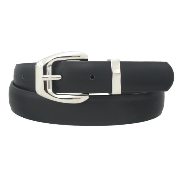 SQUARED BUBBLE U BUCKLE BELT WITH LOOP