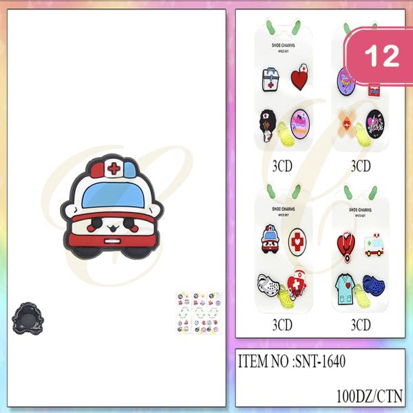 NURSE SHOES CHARM SET (12 UNITS)