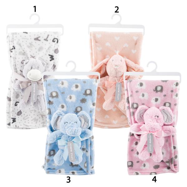 LITTLE MIMOS BABY BLANKET WITH PLUSH