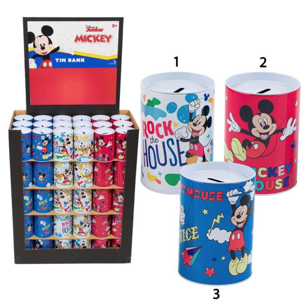 DISNEY MICKEY MOUSE TIN SAVINGS BANK