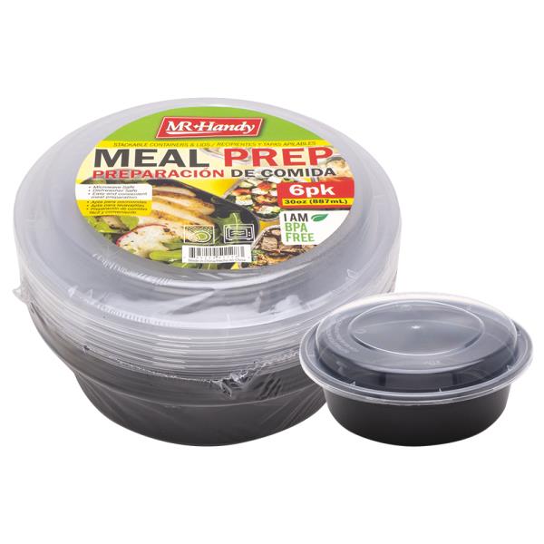 MR HANDY MEAL PREP STACKABLE CONTAINERS AND LID