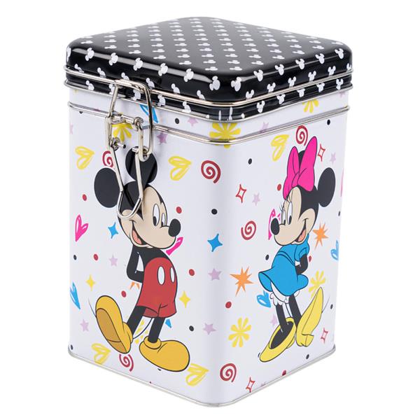 MICKEY AND MINNIE SQUARE CANISTER