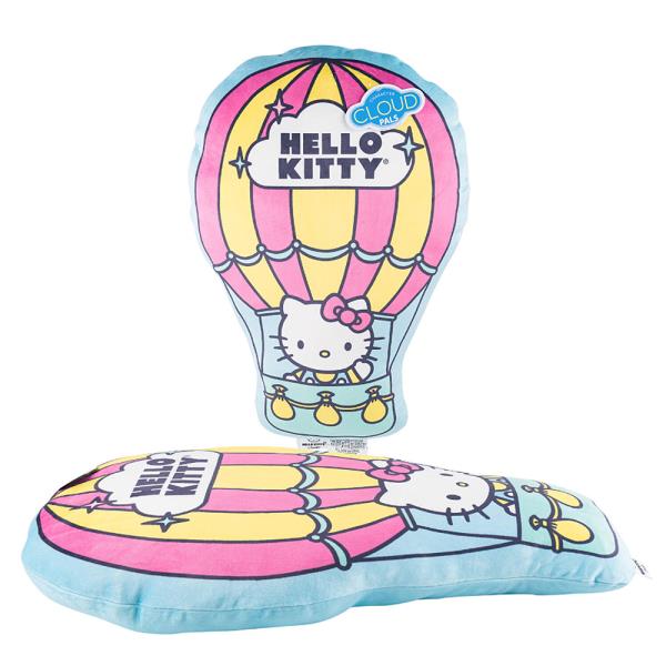 CLOUD PALS HELLO KITTY ON HOT AIR BALLOON PILLOW