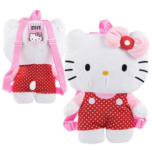 HELLO KITTY PLUSH RED BACKPACK