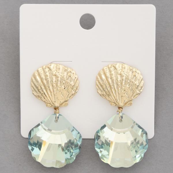 SEASHELL LINK DANGLE EARRING