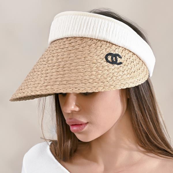 COLOR BAND SUN VISOR HAT