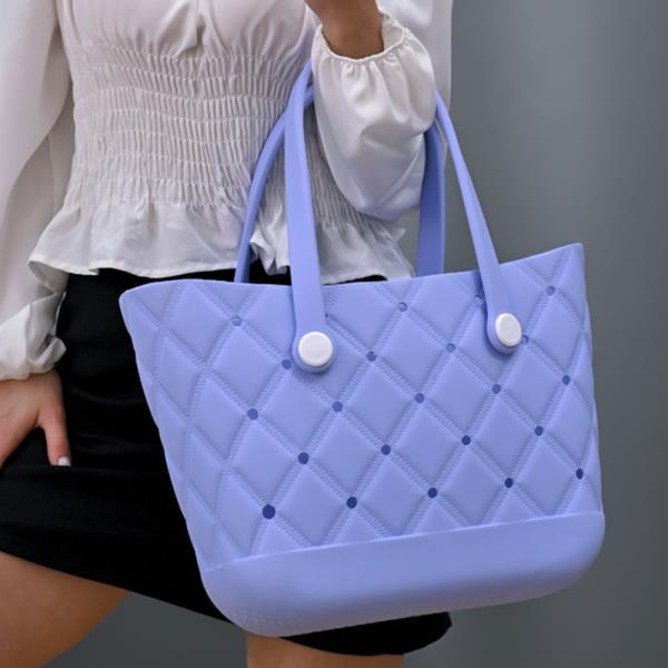 RUBBER SHOPPER TOTE BAG