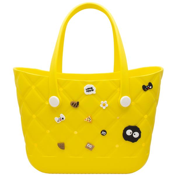 RUBBER SHOPPER TOTE BAG