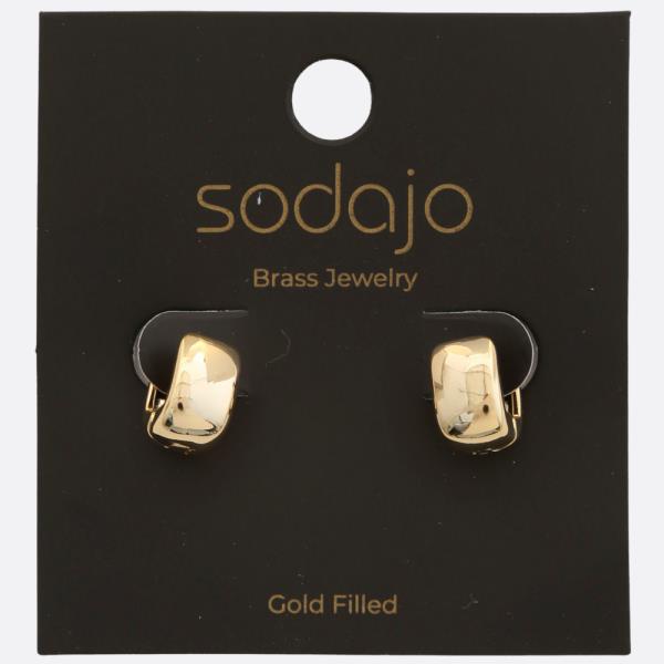 SODAJO METAL GOLD FILLED EARRING