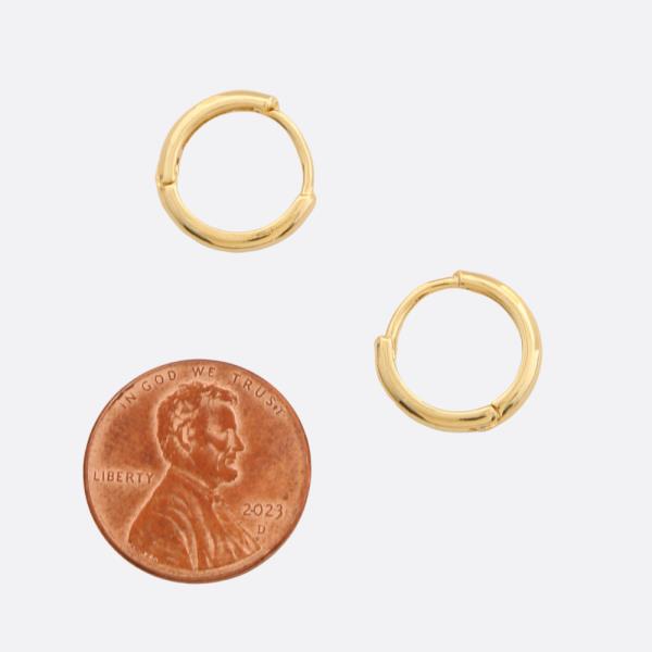 SODAJO MINI HOOP GOLD FILLED EARRING