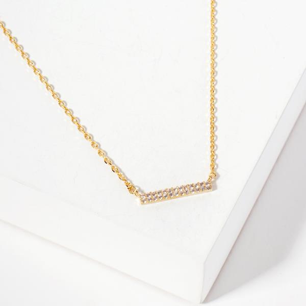 18K GOLD RHODIUM FOOTPRINTS NECKLACE