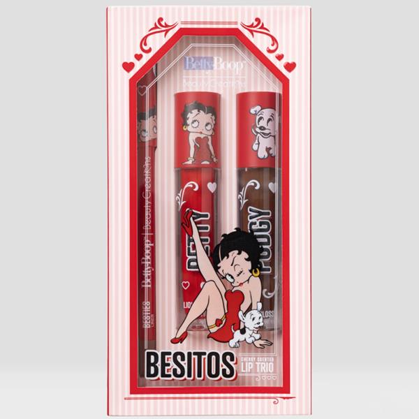 BEAUTY CREATIONS BETTY BOOP BESITOS LIP TRIO