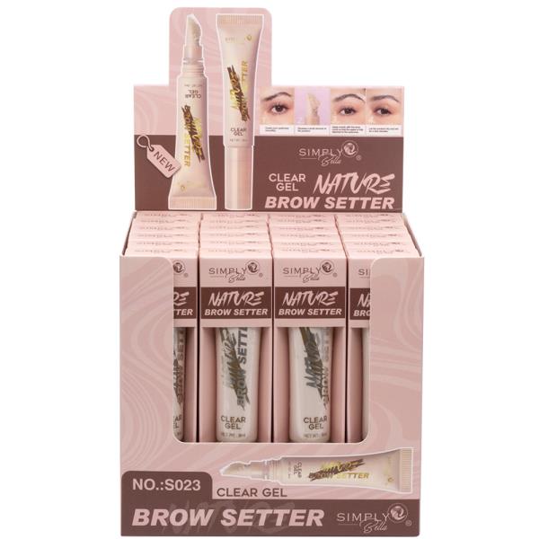 SIMPLY BELLA CLEAR GEL NATURE BROW SETTER (24 UNITS)