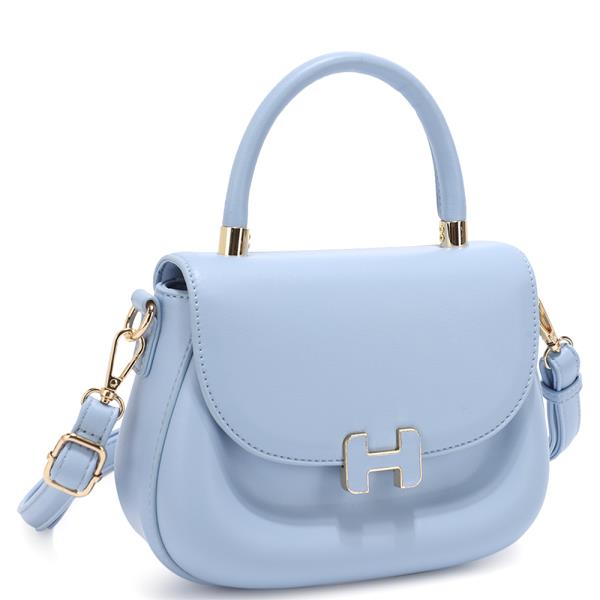 SMOOTH CHIC HANDLE SATCHEL BAG