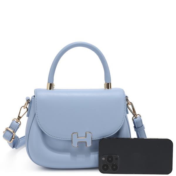 SMOOTH CHIC HANDLE SATCHEL BAG