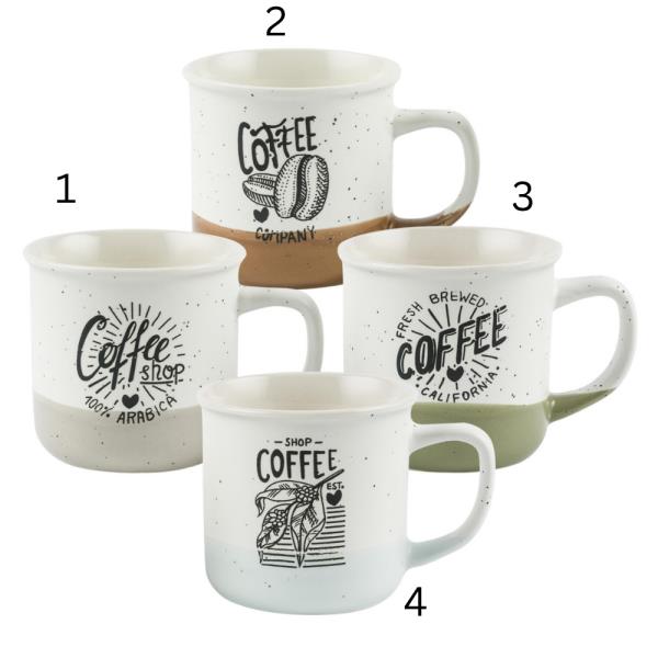 KATHERINE`S KITCHEN 2-TONE ENAMEL COFFEE MUG