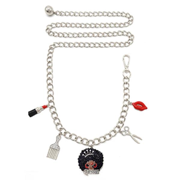 AFRO LUXURY CHARM CHAIN BELT