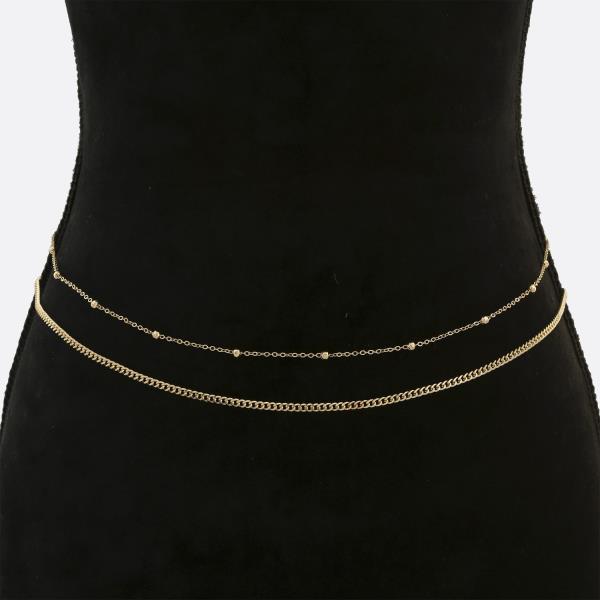 SDJ DAINTY LINK BELLY CHAIN BELT