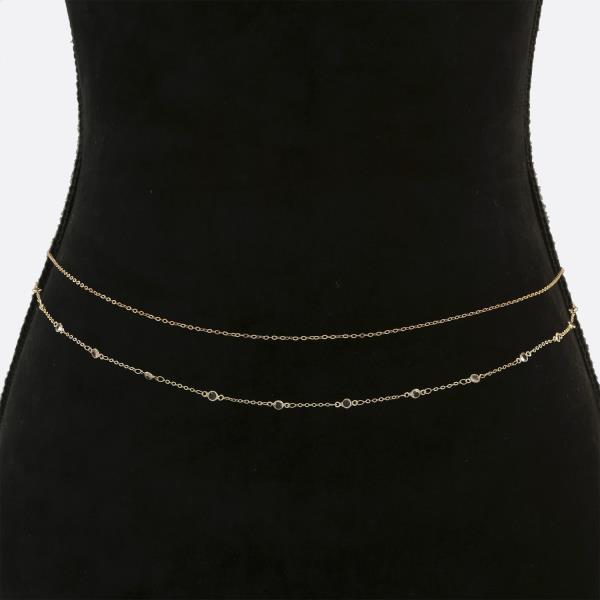 SDJ DAINTY METAL BELLY CHAIN BELT