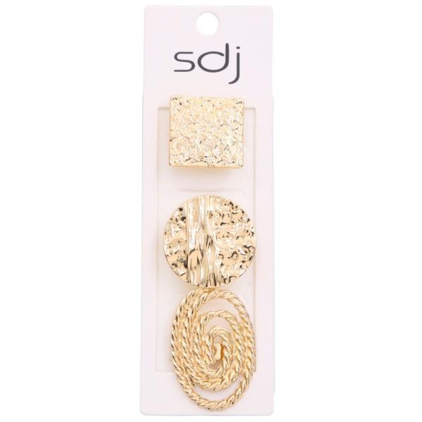 SDJ ROUND SQUARE ASSORTED RING SET