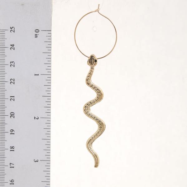 SDJ SNAKE HOOP EARRING