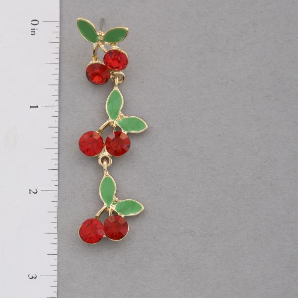 SDJ CHERRY LINK DANGLE EARRING