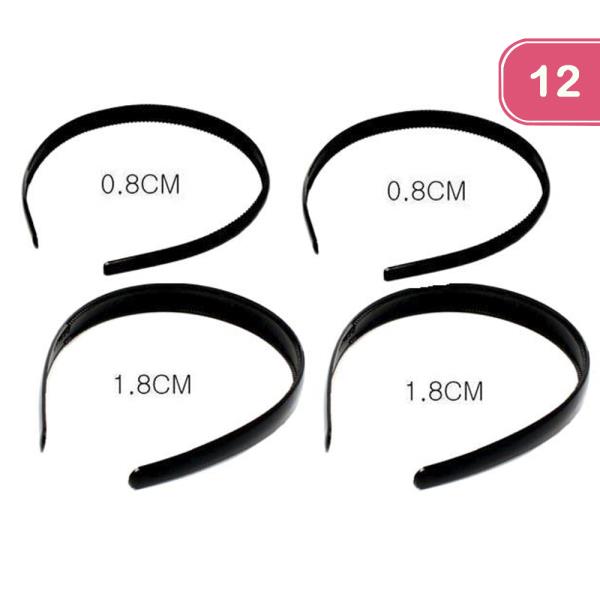 HAIR HEADBAND 4 PC SET (12 UNITS)