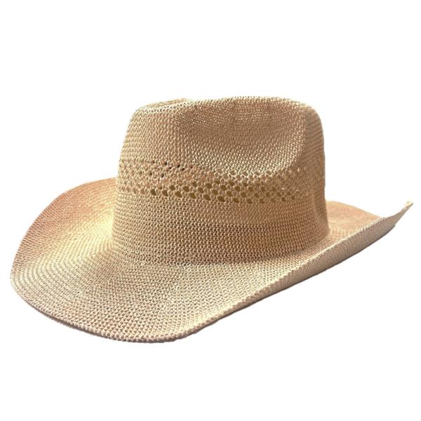 STRAW COWBOY PANAMA SUN HAT