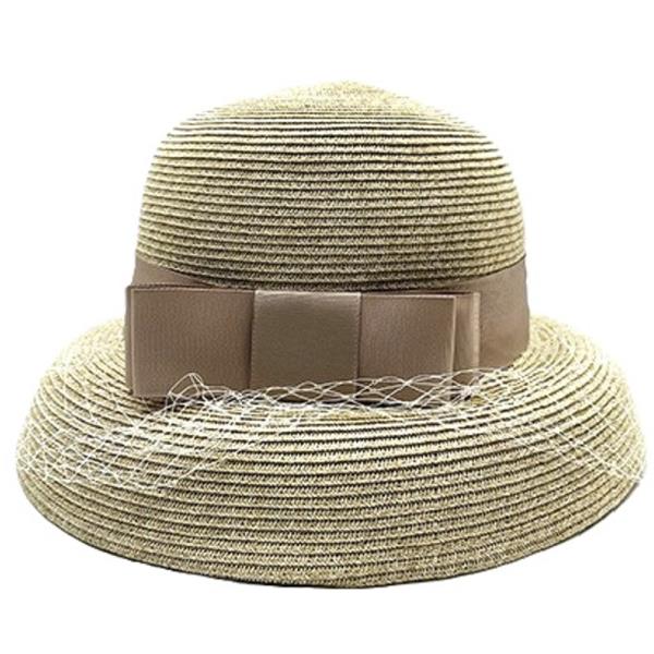 STRAW RIBBON BAND BUCKET SUN HAT