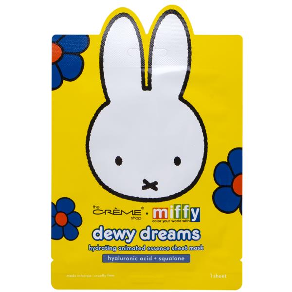 THE CREME SHOP X MIFFY DEWY DREAMS HYDRATING ANIMATED ESSENCE SHEET MASK (6 UNITS)