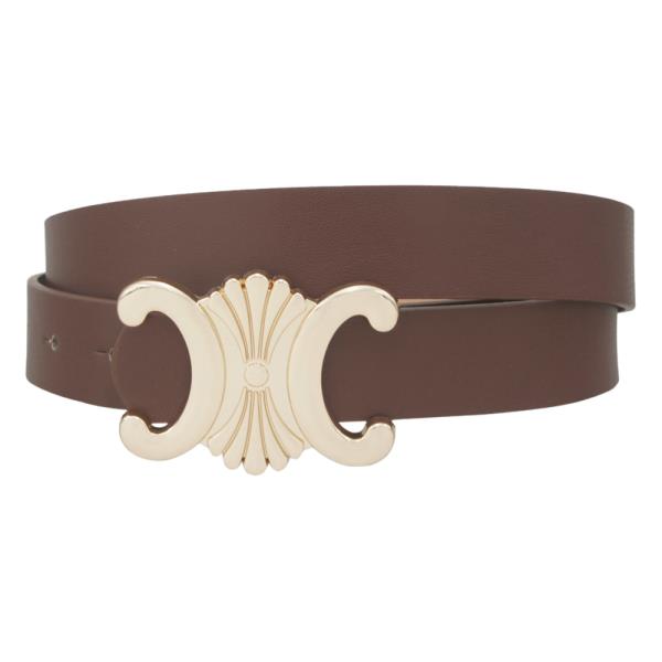 RETRO MIRRORED C GATSBY BUCKLE BELT