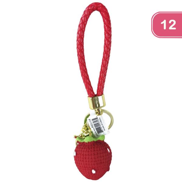 STRAWBERRY KEYCHAIN (12 UNITS)