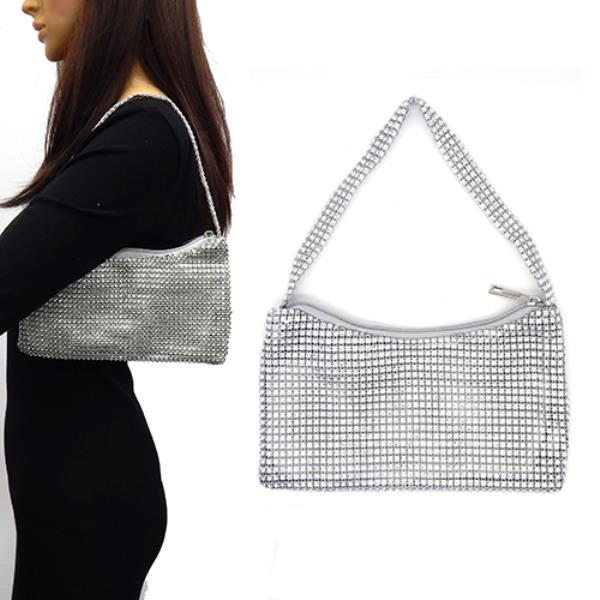 RHINESTONE MINI SHOUDER BAG