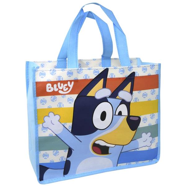 BLUEY MEDIUM ECO FRIENDLY NON WOVEN TOTE BAG W HANGTAG