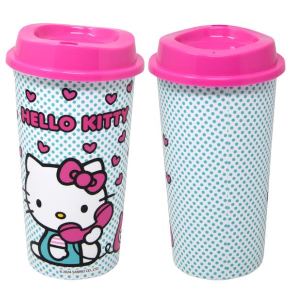 HELLO KITTY PP CUP WITH LID