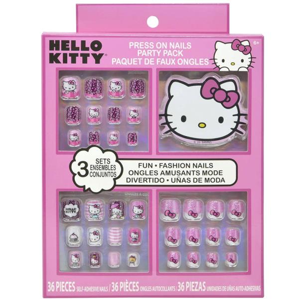 HELLO KITTY 36PC PRESS ON NAILS WITH FILE