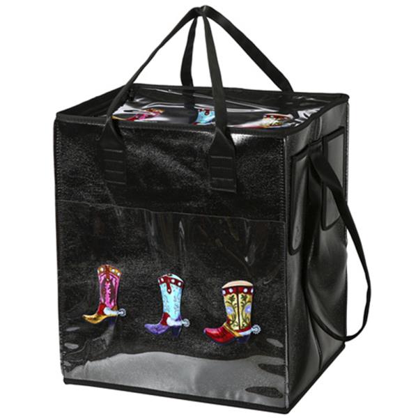 ROLLING WESTERN THEMED SHOPPING BAG