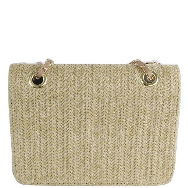 (ONLINE ONLY) Woven chic crossbody bag