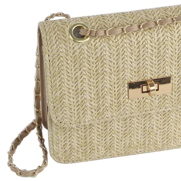 (ONLINE ONLY) Woven chic crossbody bag