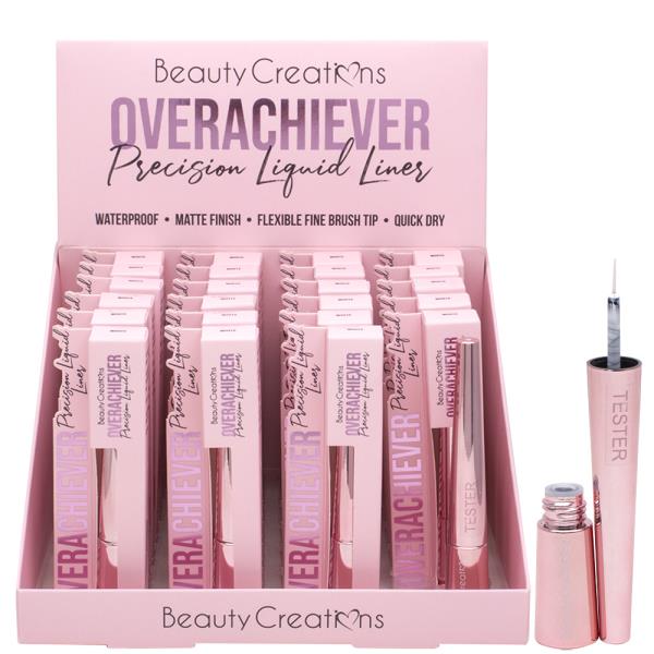 BEAUTY CREATIONS OVERACHIEVER PRECISION LIQUID LINER (24 UNITS)