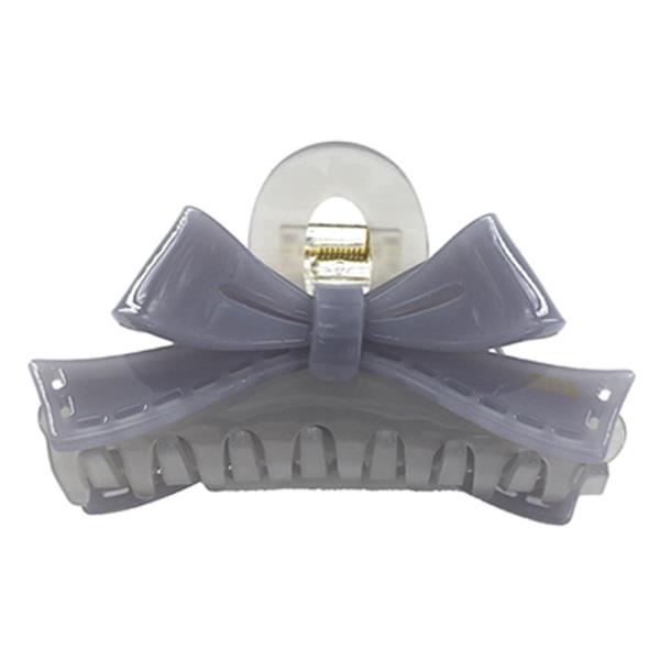 ACRYLIC BOW DESIGN HAIR CLAW JAW CLIP