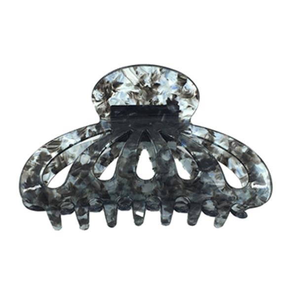 ACRYLIC CUTOUT PATTERN DECORATIVE HAIR CLAW JAW CLIP