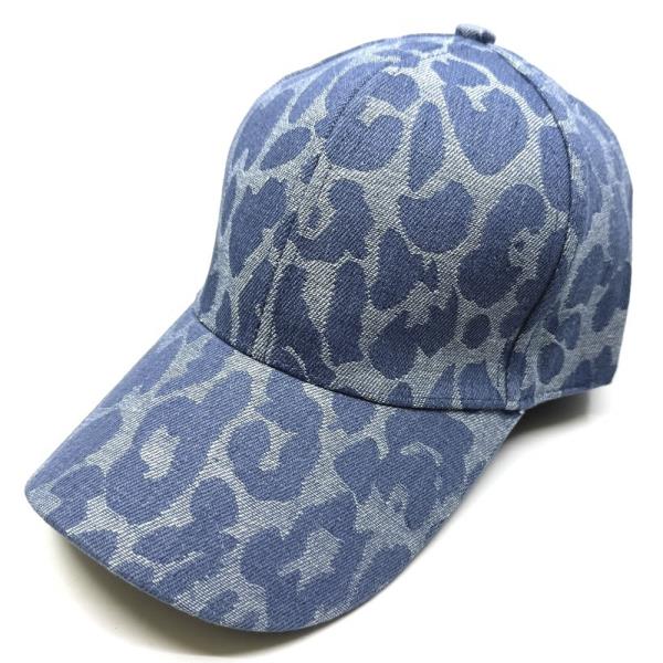 DENIM PATTERN FASHION CAP