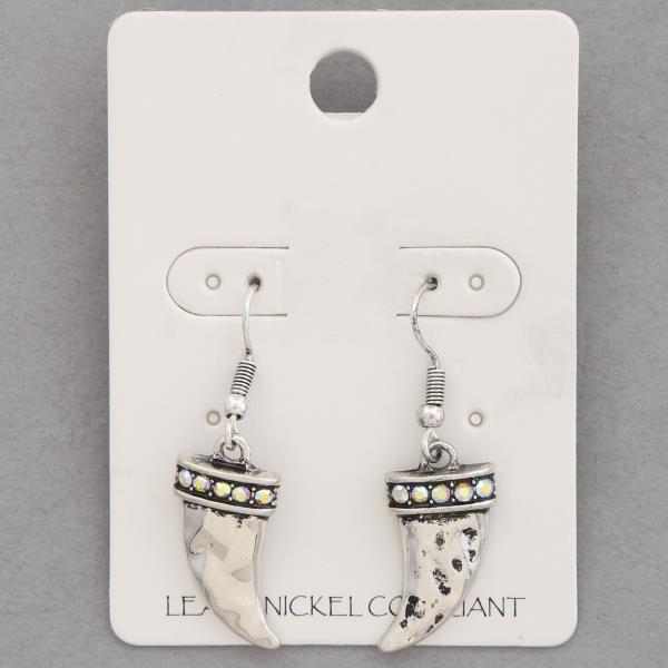 METAL DANGLE EARRING