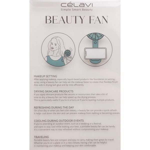 CELAVI BEAUTY FAN GREEN