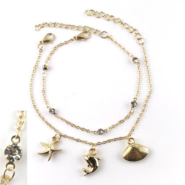 SEA LIFE CHARM ANKLET (12 UNITS)