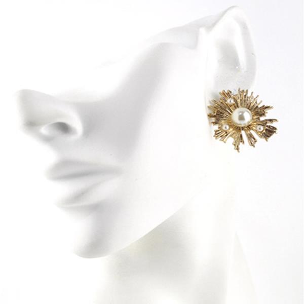 PEARL STARBURST EARRING (12 UNITS)