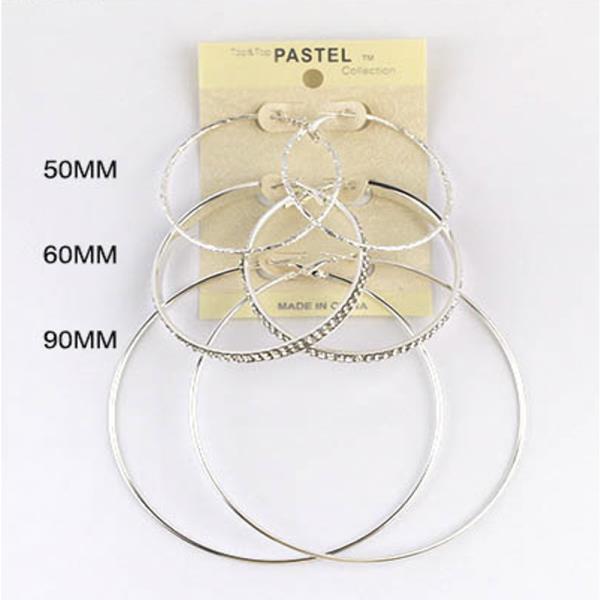 MULTI HOOP EARRING SET (12 UNITS)